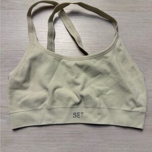 SET Active Light Tan Sports Bra